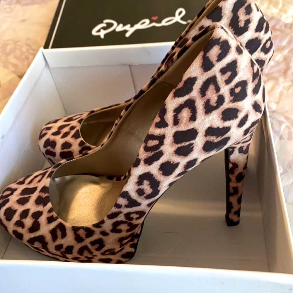 Cheetah print heels